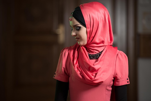 Young Muslim Woman Praying