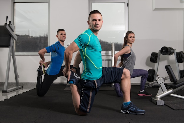 Young People Engaged In The Gym