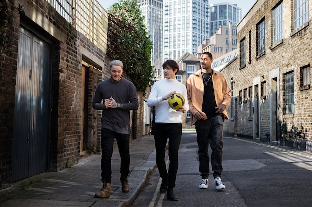 Young people on london streets