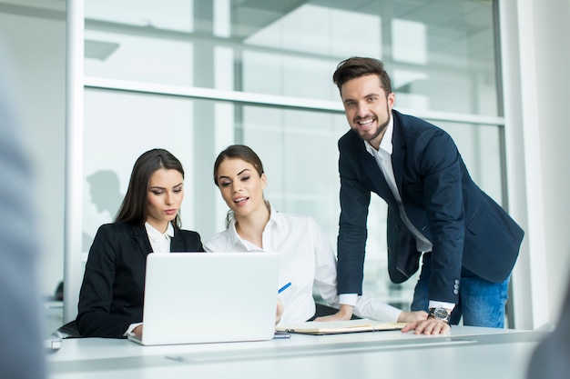 Young people in the office