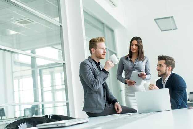 Young people in the office