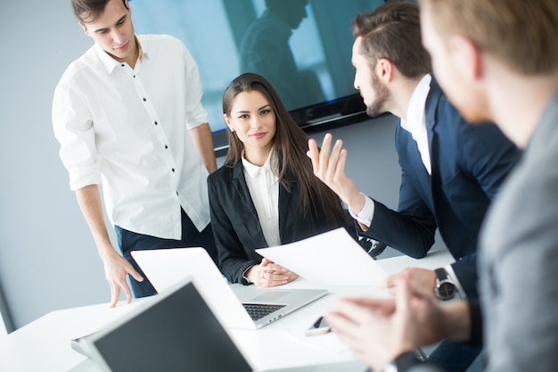 Young people in the office