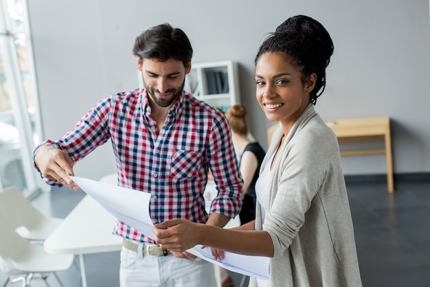 Young people in the office