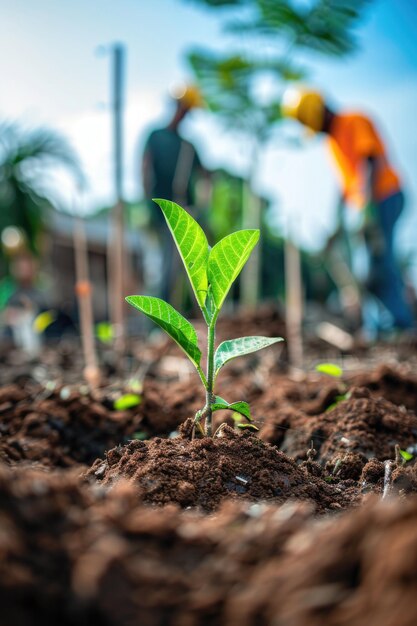 Young Plant Sprouting