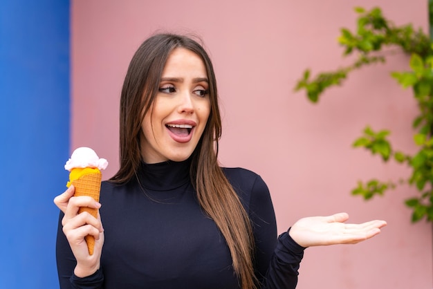 Young pretty brunette woman