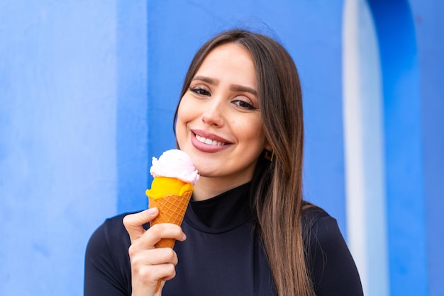 Young pretty brunette woman