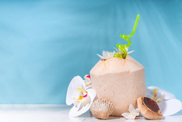 Young Thai coconut cocktail