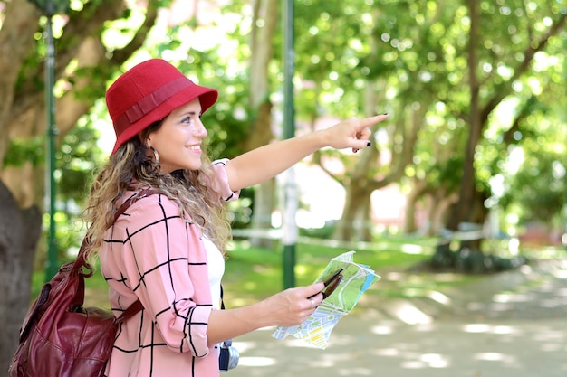 Young woman enjoying holidays 