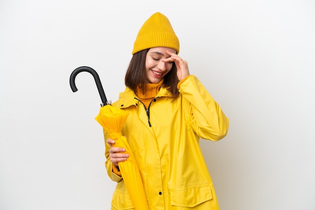 Young Woman over isolated background