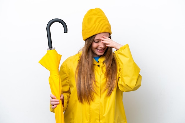 Young Woman over isolated background