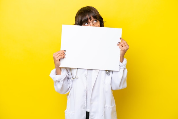 Young Woman over isolated background