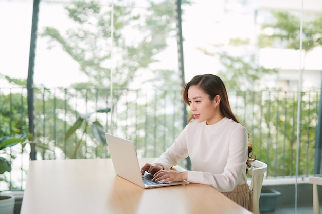 Young woman in the office