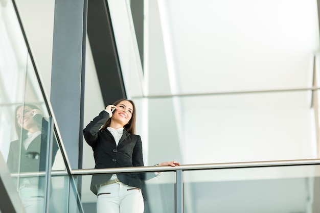 Young woman in the office