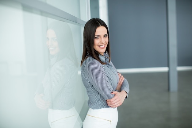 Young woman in the office