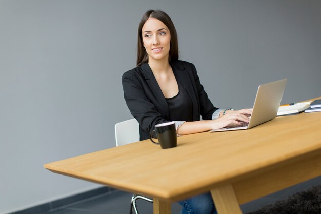 Young woman in the office