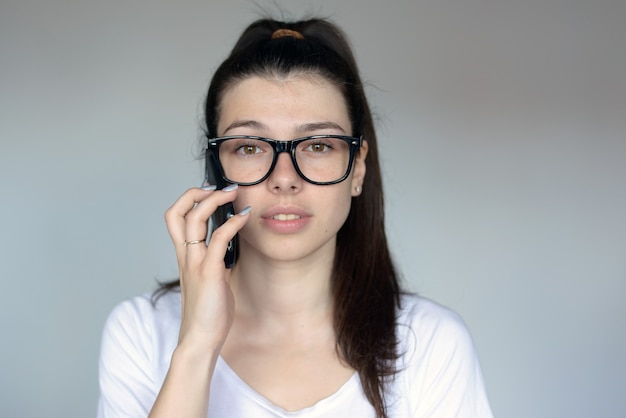 young woman talking on the phone