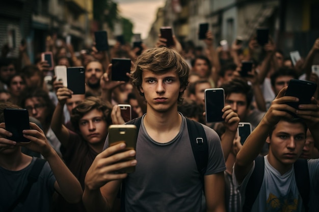 Youth armed with phones and social media to organize mass protests and rallies