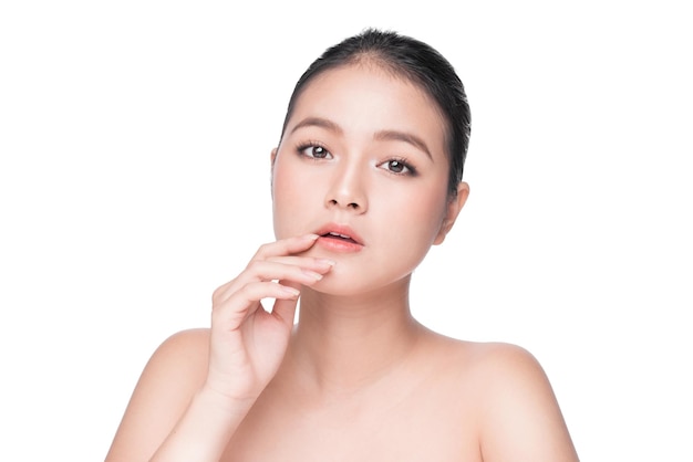 Youth and Skin Care Concept Beauty Spa Asian Woman with perfect skin Portrait