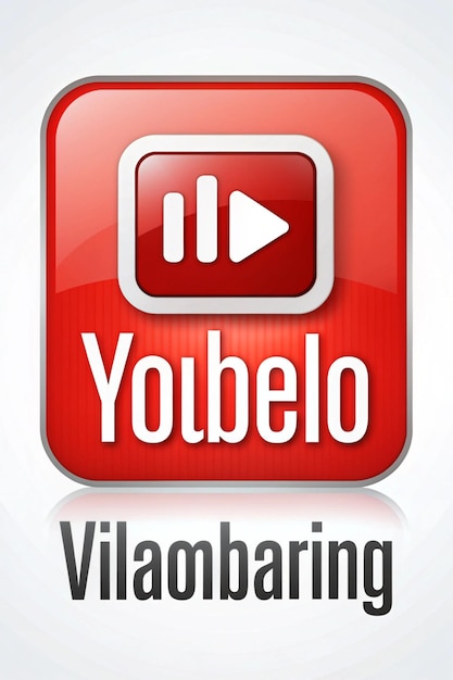 Photo youtube logo and icon eps 10 vector illustration