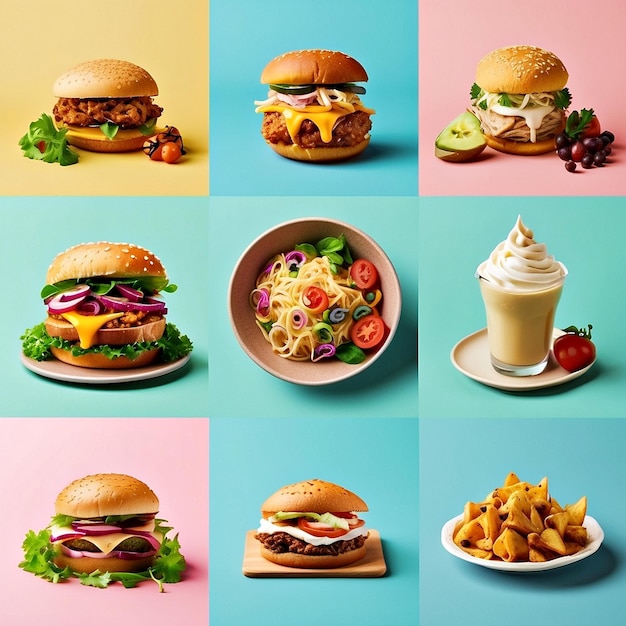 yummy food mockups