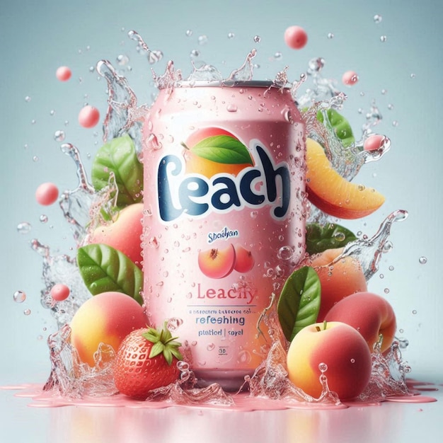 yummy Peach Paradise fresh soda