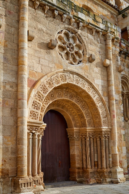 Zamora San Juan church in Plaza Mayor Spain