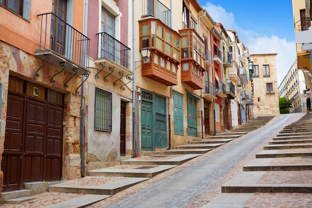 Zamora street Balboraz in Spain Via de la Plata 