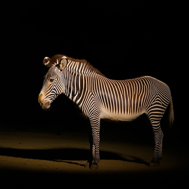 Zebra animal mammal white and black illustration photo art fake cgi