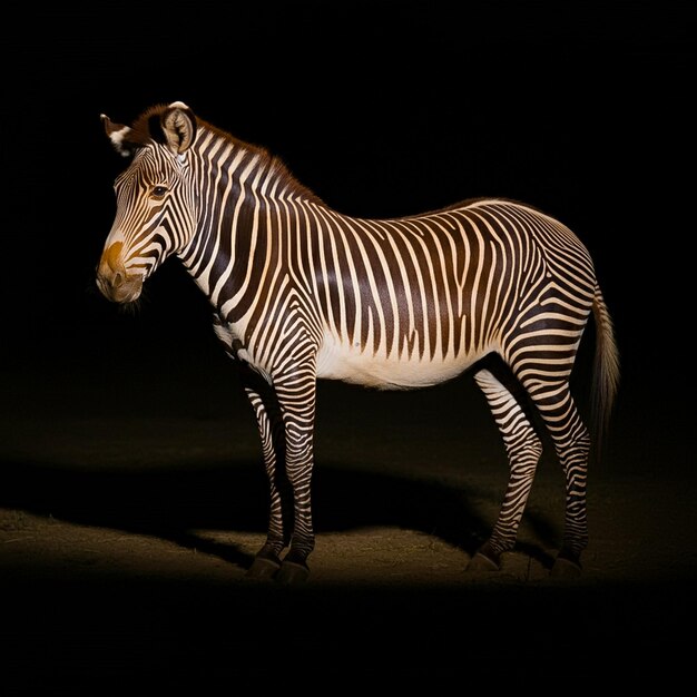 Zebra animal mammal white and black illustration photo art fake cgi