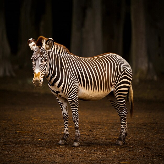 Zebra animal mammal white and black illustration photo art fake cgi