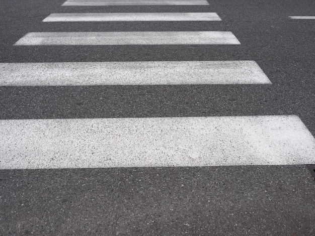 Zebra crossing sign