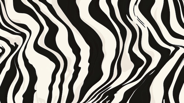 Photo zebra stripes pattern monochromatic design