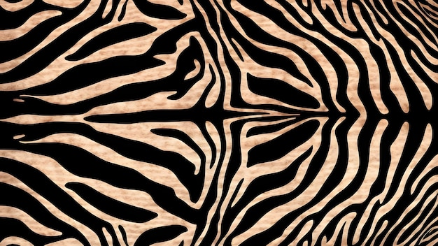 zebra stripes and a smooth patterned zebra skin