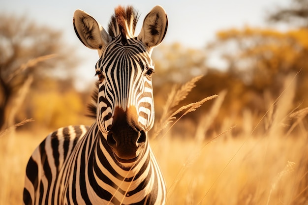 Zebra in the wild