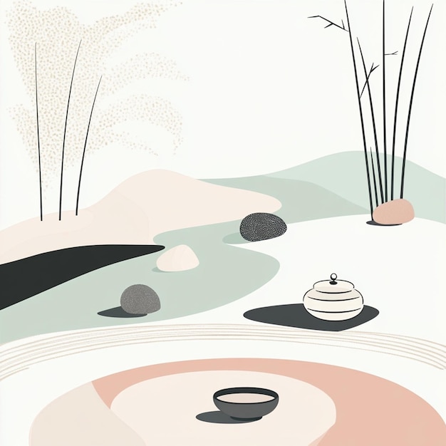 Photo zen garden