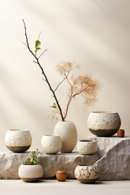 zen minimalism ornamental background