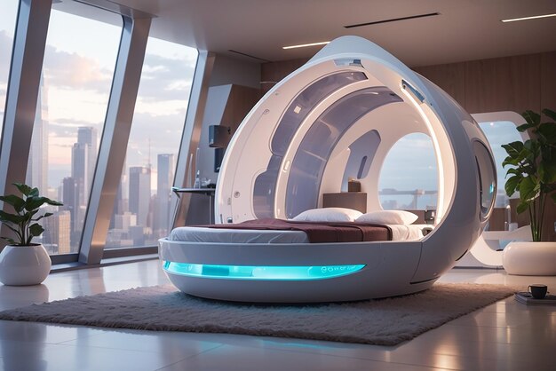 Zen in Zero Time Create a Futuristic Bedroom with Temporal Relaxation Pods