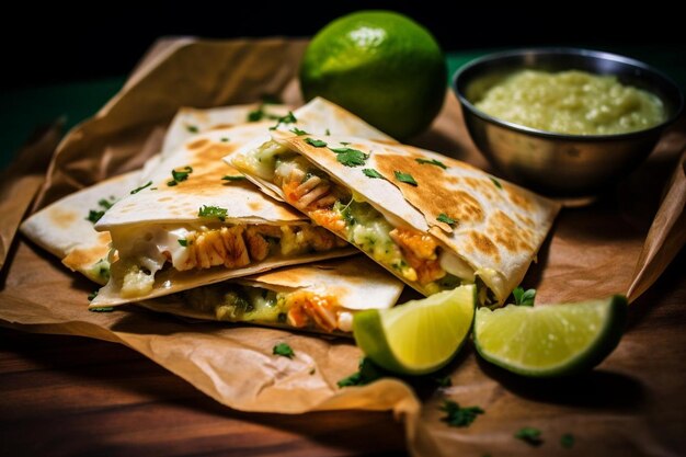 Zesty Chicken Quesadilla Flavor Explosion mexican Cheesy Chicken Quesadilla picture