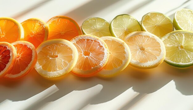 Zesty Citrus Harmony HighResolution Slices for Fresh Vibrant Branding