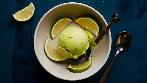 Zesty Lime Sorbet