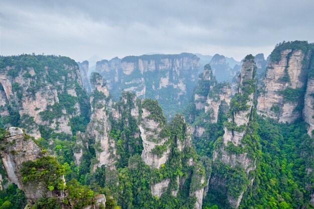 Zhangjiajie mountains china