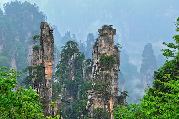 Zhangjiajie mountains china