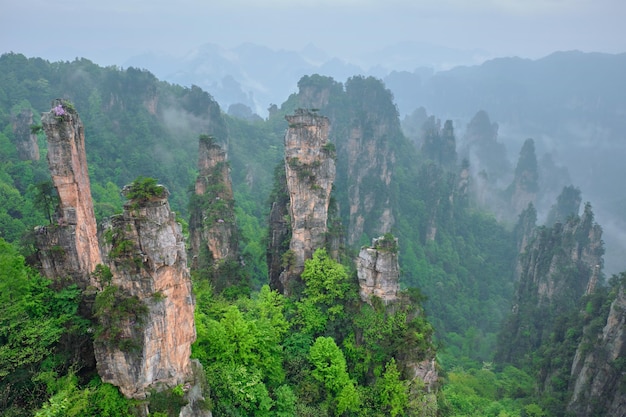 Zhangjiajie mountains china