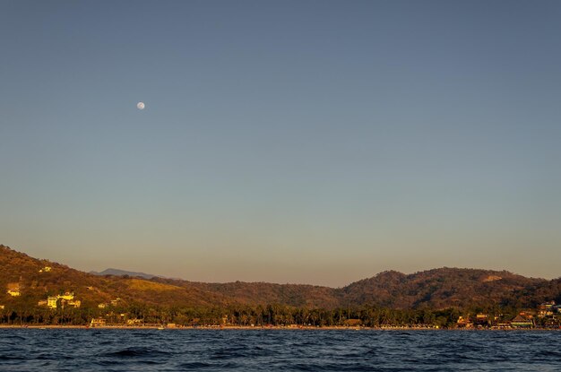 Zihuatanejo beach landscape in Guerrero