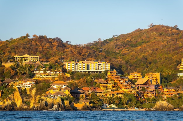 Zihuatanejo beach landscape in Guerrero