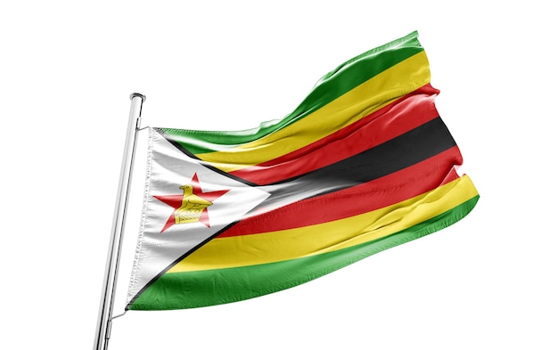 Zimbabwe Flag independence day banner poster template celebration