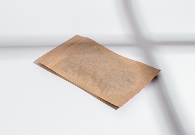 Ziplock pack kraft paper bag Brown tea pouch product package zipper