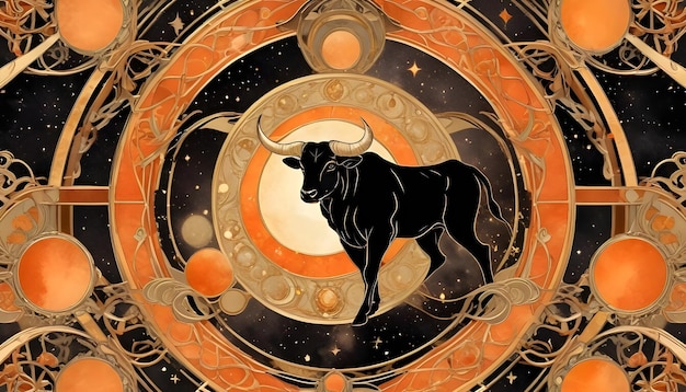 Photo zodiac sign taurus