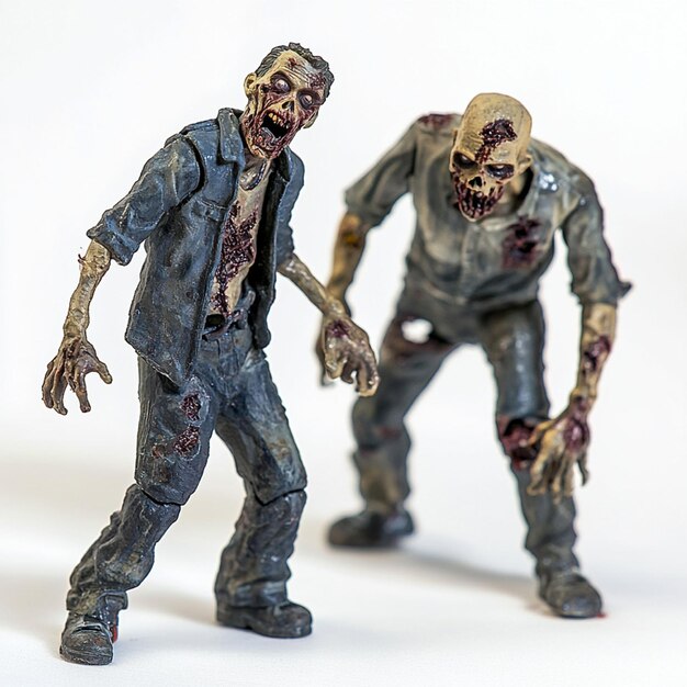 Photo zombie action figures