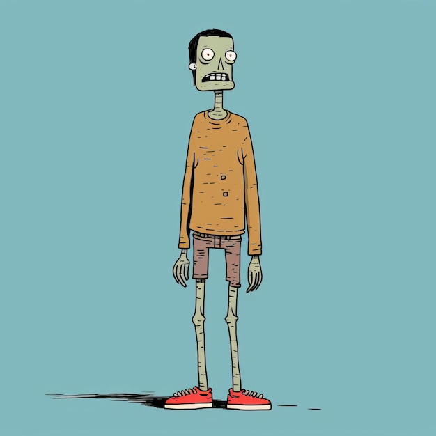 Zombie Art By Jean Jullien Captivating And Eerie Full Body Illustrations